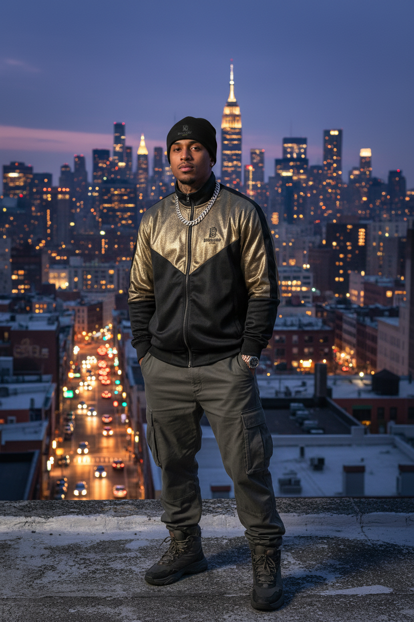 NYC Rooftop Beanie Mockup