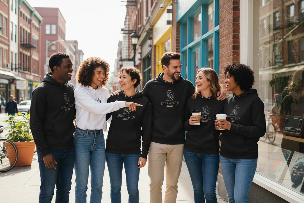 Window Shoppers – Eco Raglan Hoodie